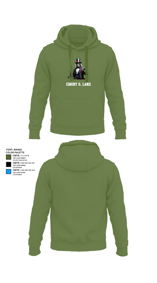 Hoodie, Emory S. Land, , Teamtime, Team time, sublimation, custom sports apparel, team uniforms, spirit wear, spiritwear, sports uniforms, custom shirts, team store, custom team store, fundraiser sports, apparel fundraiser