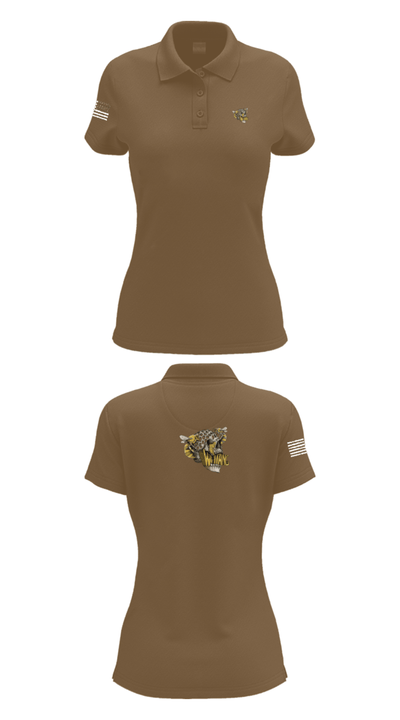 C-10 TRP white platoon 11255511 Women's Short Sleeve Performance Polo  - 15