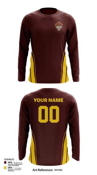 Long Sleeve Performance Shirt, Marion High School Soccer, Men's Soccer, Teamtime, Team time, sublimation, custom sports apparel, team uniforms, spirit wear, spiritwear, sports uniforms, custom shirts, team store, custom team store, fundraiser sports, apparel fundraiser