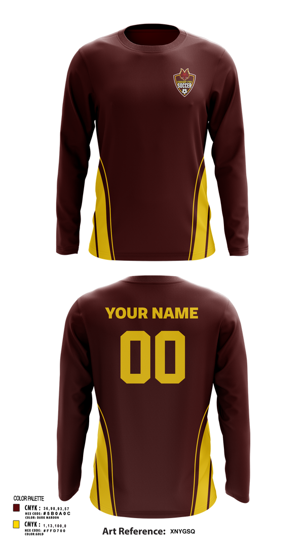 Long Sleeve Performance Shirt, Marion High School Soccer, Men's Soccer, Teamtime, Team time, sublimation, custom sports apparel, team uniforms, spirit wear, spiritwear, sports uniforms, custom shirts, team store, custom team store, fundraiser sports, apparel fundraiser