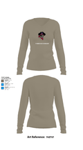 Phoenix High School Golf 4579777 Women's Long Sleeve V-neck Shirt - 28
