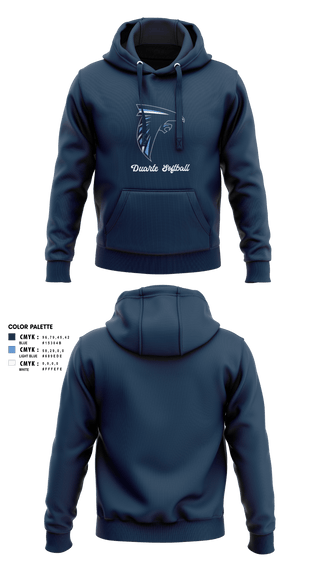 Hoodie, Duarte softball, Softball, Teamtime, Team time, sublimation, custom sports apparel, team uniforms, spirit wear, spiritwear, sports uniforms, custom shirts, team store, custom team store, fundraiser sports, apparel fundraiser