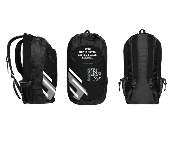 Gear Bag, Reno Continental Little League Baseball, Baseball, Teamtime, Team time, sublimation, custom sports apparel, team uniforms, spirit wear, spiritwear, sports uniforms, custom shirts, team store, custom team store, fundraiser sports, apparel fundraiser