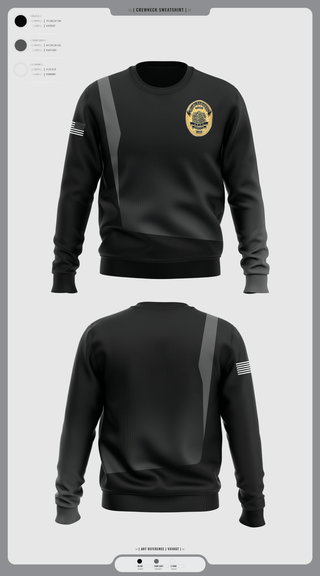 Crew Neck Sweatshirt, Miami Gardens Police, , Teamtime, Team time, sublimation, custom sports apparel, team uniforms, spirit wear, spiritwear, sports uniforms, custom shirts, team store, custom team store, fundraiser sports, apparel fundraiser