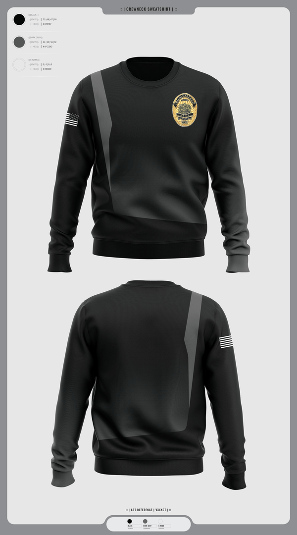 Crew Neck Sweatshirt, Miami Gardens Police, , Teamtime, Team time, sublimation, custom sports apparel, team uniforms, spirit wear, spiritwear, sports uniforms, custom shirts, team store, custom team store, fundraiser sports, apparel fundraiser