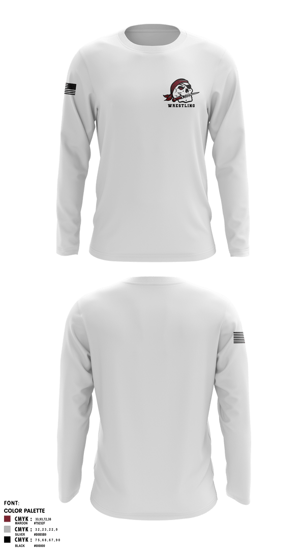 Long Sleeve Rash Guard Shirt, Braden River High School Wrestling, Wrestling, Teamtime, Team time, sublimation, custom sports apparel, team uniforms, spirit wear, spiritwear, sports uniforms, custom shirts, team store, custom team store, fundraiser sports, apparel fundraiser