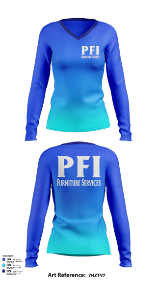 Womens Long Sleeve Vneck Shirt 1, Prime Furniture Installation, , Teamtime, Team time, sublimation, custom sports apparel, team uniforms, spirit wear, spiritwear, sports uniforms, custom shirts, team store, custom team store, fundraiser sports, apparel fundraiser