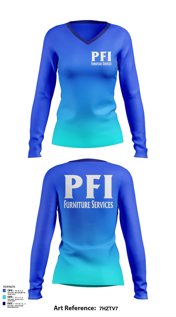 Womens Long Sleeve Vneck Shirt 1, Prime Furniture Installation, , Teamtime, Team time, sublimation, custom sports apparel, team uniforms, spirit wear, spiritwear, sports uniforms, custom shirts, team store, custom team store, fundraiser sports, apparel fundraiser