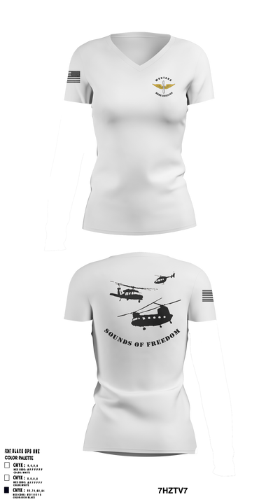 MT AASF 16860142 Women's Short Sleeve V-neck Shirt - 2