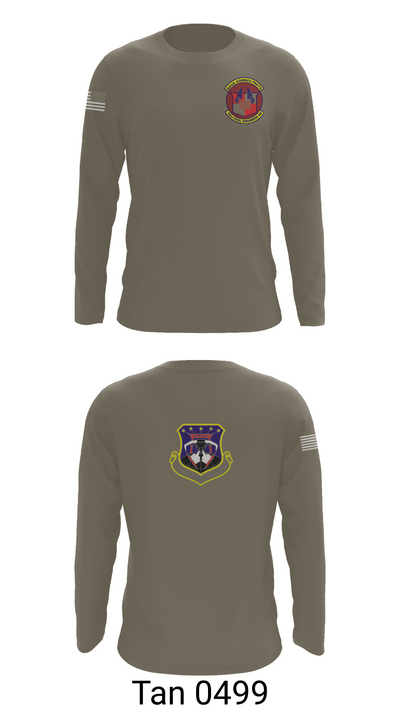 18th Civil Engineer Sq 16375952 Long Sleeve Performance Shirt 66