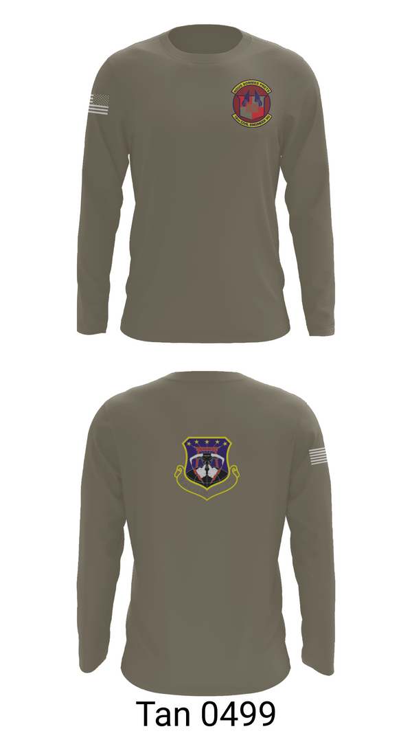 Long Sleeve Performance Shirt, 18th Civil Engineer Sq, Air Force, Teamtime, Team time, sublimation, custom sports apparel, team uniforms, spirit wear, spiritwear, sports uniforms, custom shirts, team store, custom team store, fundraiser sports, apparel fundraiser