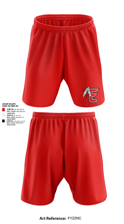 EHS Track & Field 59785569 Athletic Shorts With Pockets - 5