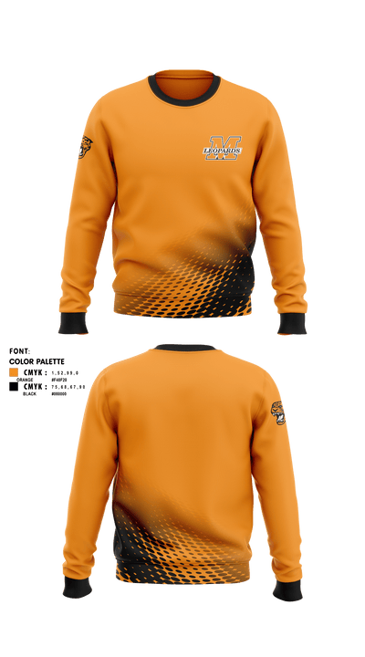 Malvern High School Volleyball 16056361 Crew Neck Sweatshirt - 1