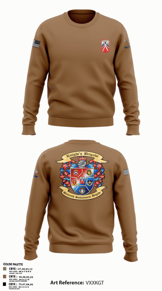 Crew Neck Sweatshirt, 16th Sustainment Brigade, Army, Teamtime, Team time, sublimation, custom sports apparel, team uniforms, spirit wear, spiritwear, sports uniforms, custom shirts, team store, custom team store, fundraiser sports, apparel fundraiser
