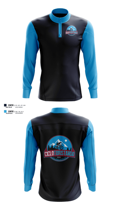 Cicloturistando 82960514 Quarter Zip Jacket - 41