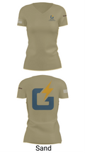 Georgia transformerGeorgia transformer 83211310 Women's Short Sleeve V-neck Shirt - 84