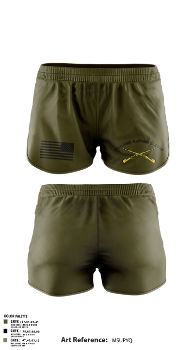 2ND Platoon, Blackhawk CO, 4-6 INF 33052175 Ranger Panties - 105