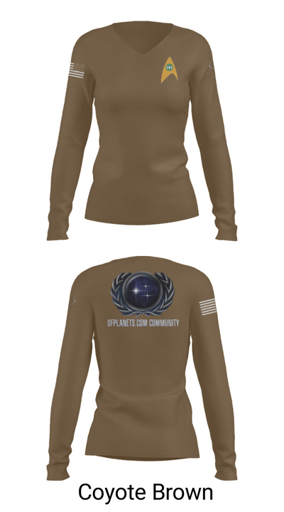 UFP 2338397 Women's Long Sleeve V-neck Shirt - 17