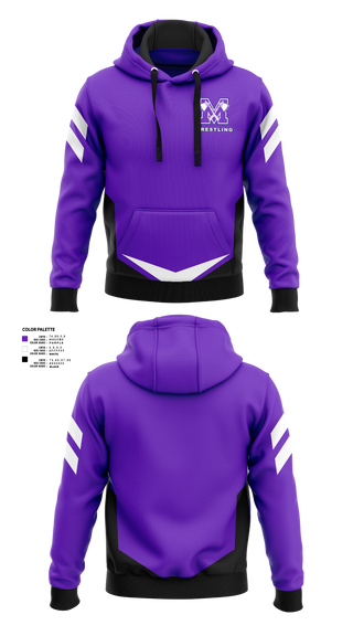 Hoodie, Mount Gilead High School Wrestling, Wrestling, Teamtime, Team time, sublimation, custom sports apparel, team uniforms, spirit wear, spiritwear, sports uniforms, custom shirts, team store, custom team store, fundraiser sports, apparel fundraiser