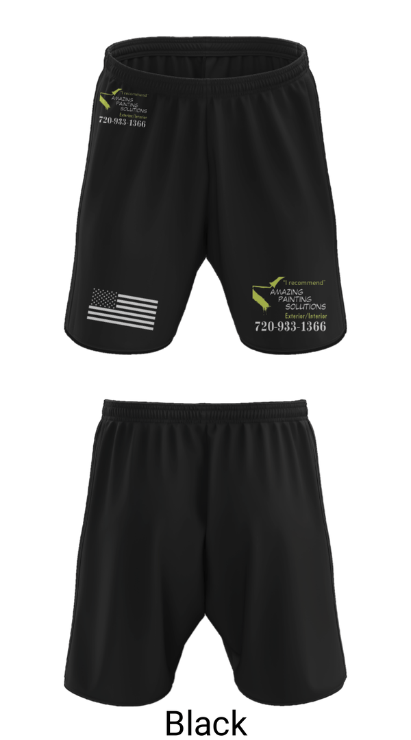 Athletic Shorts With Pockets, Amazing Painting Solutions, , Teamtime, Team time, sublimation, custom sports apparel, team uniforms, spirit wear, spiritwear, sports uniforms, custom shirts, team store, custom team store, fundraiser sports, apparel fundraiser