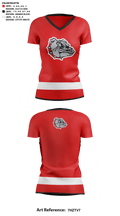 Pleasanton Elementary School Cheer 69415211 Women's Short Sleeve V-neck Shirt - 41