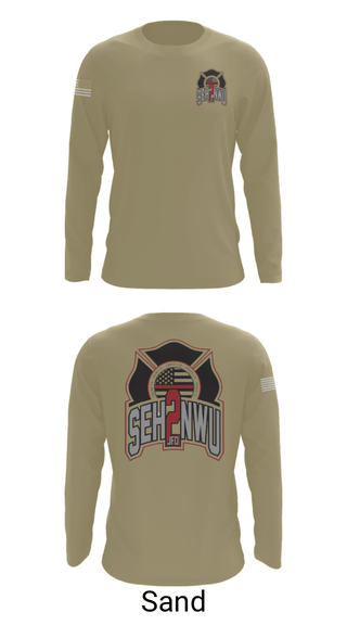 Long Sleeve Performance Shirt, SEHNWU, Fire Department, Teamtime, Team time, sublimation, custom sports apparel, team uniforms, spirit wear, spiritwear, sports uniforms, custom shirts, team store, custom team store, fundraiser sports, apparel fundraiser