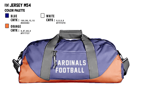 Cardinals Football 54594366 Duffle Bag - 1