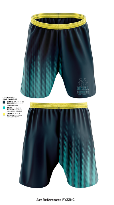 Brasa Runners NJ 22301494 Athletic Shorts With Pockets - 1