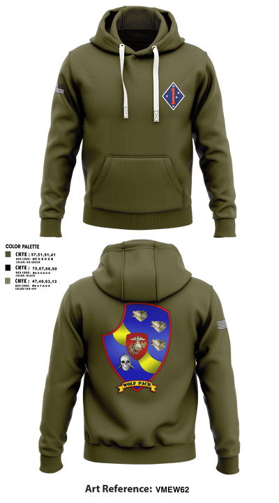 3rd LAR 1st MARDIV 13468961 Hoodie - 1