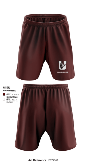 Athletic Shorts With Pockets, Uvalde Coyotes, Wrestling, Teamtime, Team time, sublimation, custom sports apparel, team uniforms, spirit wear, spiritwear, sports uniforms, custom shirts, team store, custom team store, fundraiser sports, apparel fundraiser