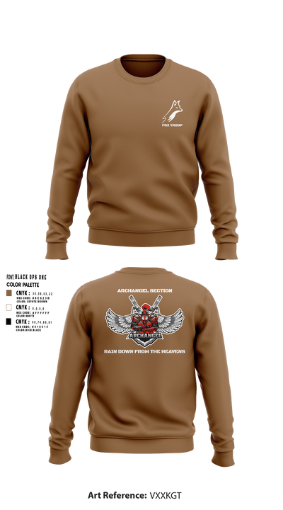 Fox troop 31876072 Crew Neck Sweatshirt - 5