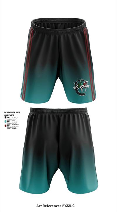PUNK N DRUBLIC 13971685 Athletic Shorts With Pockets - 1