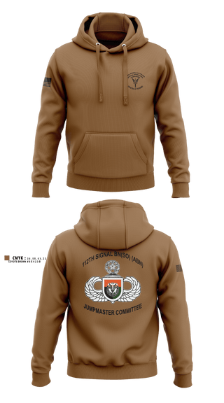 Hoodie, MCPOD-XVIII Airborne Corps2d Battalion, 3d Special Forces Group112th Signal Jumpmaster, Army, Teamtime, Team time, sublimation, custom sports apparel, team uniforms, spirit wear, spiritwear, sports uniforms, custom shirts, team store, custom team store, fundraiser sports, apparel fundraiser