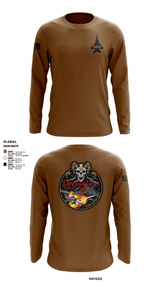 Long Sleeve Performance Shirt, 332nd EMXS, Air Force, Teamtime, Team time, sublimation, custom sports apparel, team uniforms, spirit wear, spiritwear, sports uniforms, custom shirts, team store, custom team store, fundraiser sports, apparel fundraiser