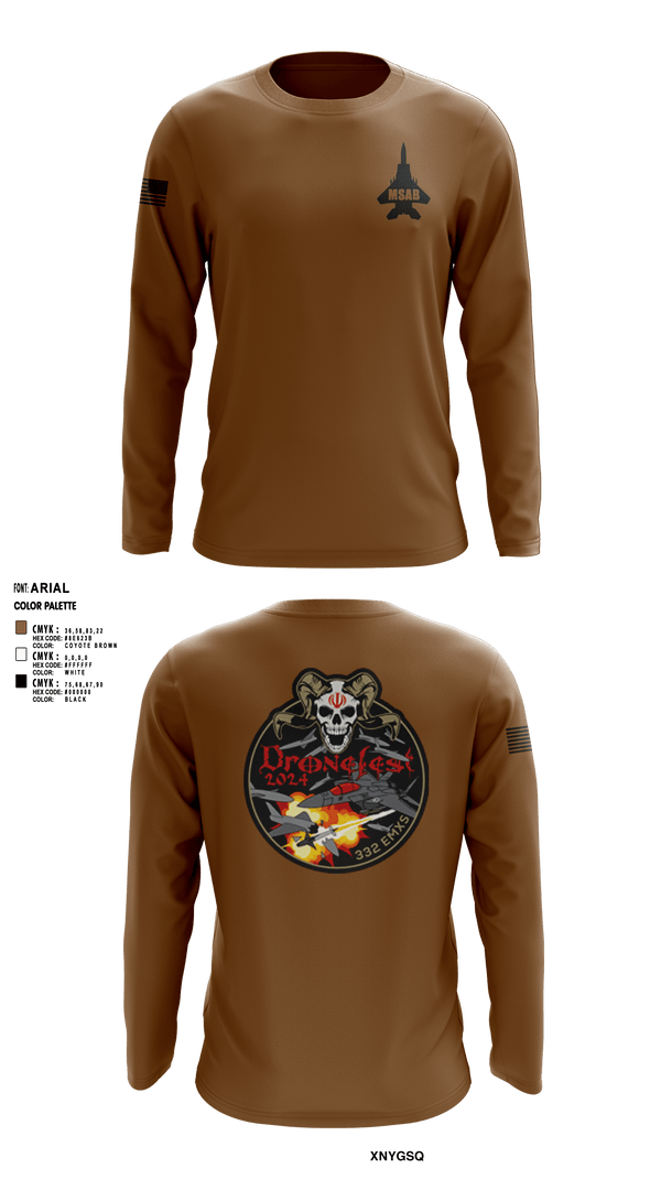 Long Sleeve Performance Shirt, 332nd EMXS, Air Force, Teamtime, Team time, sublimation, custom sports apparel, team uniforms, spirit wear, spiritwear, sports uniforms, custom shirts, team store, custom team store, fundraiser sports, apparel fundraiser