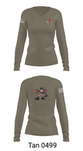 Station 17 90586189 Women's Long Sleeve V-neck Shirt - 77