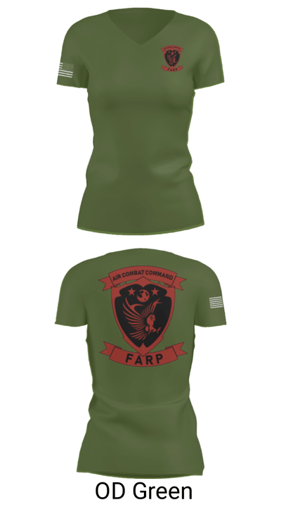 FARP 36719357 Women's Short Sleeve V-neck Shirt - 48
