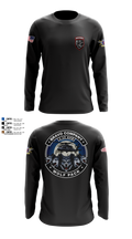 2-10 AHB Knighthawks 14380811 Long Sleeve Performance Shirt 63