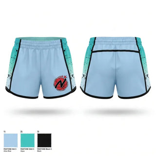 Womens Shorts, North Starz, Men's Basketball, Teamtime, Team time, sublimation, custom sports apparel, team uniforms, spirit wear, spiritwear, sports uniforms, custom shirts, team store, custom team store, fundraiser sports, apparel fundraiser