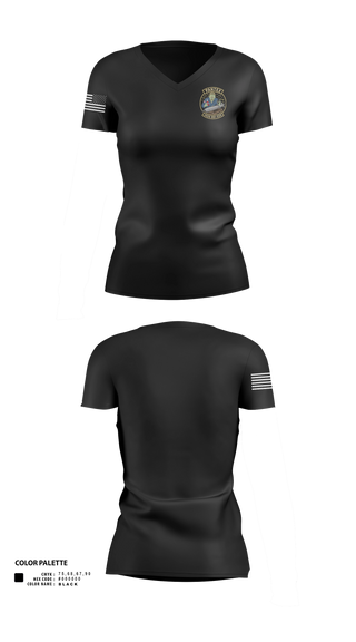 Womens Short Sleeve Vneck Shirt, OSR Crew, , Teamtime, Team time, sublimation, custom sports apparel, team uniforms, spirit wear, spiritwear, sports uniforms, custom shirts, team store, custom team store, fundraiser sports, apparel fundraiser