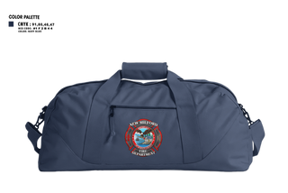 Duffle Bag, New Milford Fire department, Fire Department, Teamtime, Team time, sublimation, custom sports apparel, team uniforms, spirit wear, spiritwear, sports uniforms, custom shirts, team store, custom team store, fundraiser sports, apparel fundraiser
