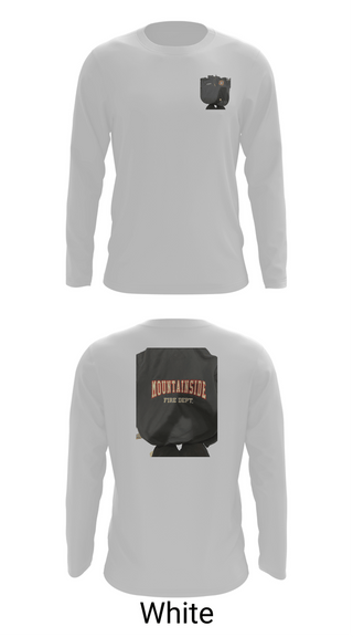Long Sleeve Performance Shirt, Mountainside Fire Department, Fire Department, Teamtime, Team time, sublimation, custom sports apparel, team uniforms, spirit wear, spiritwear, sports uniforms, custom shirts, team store, custom team store, fundraiser sports, apparel fundraiser