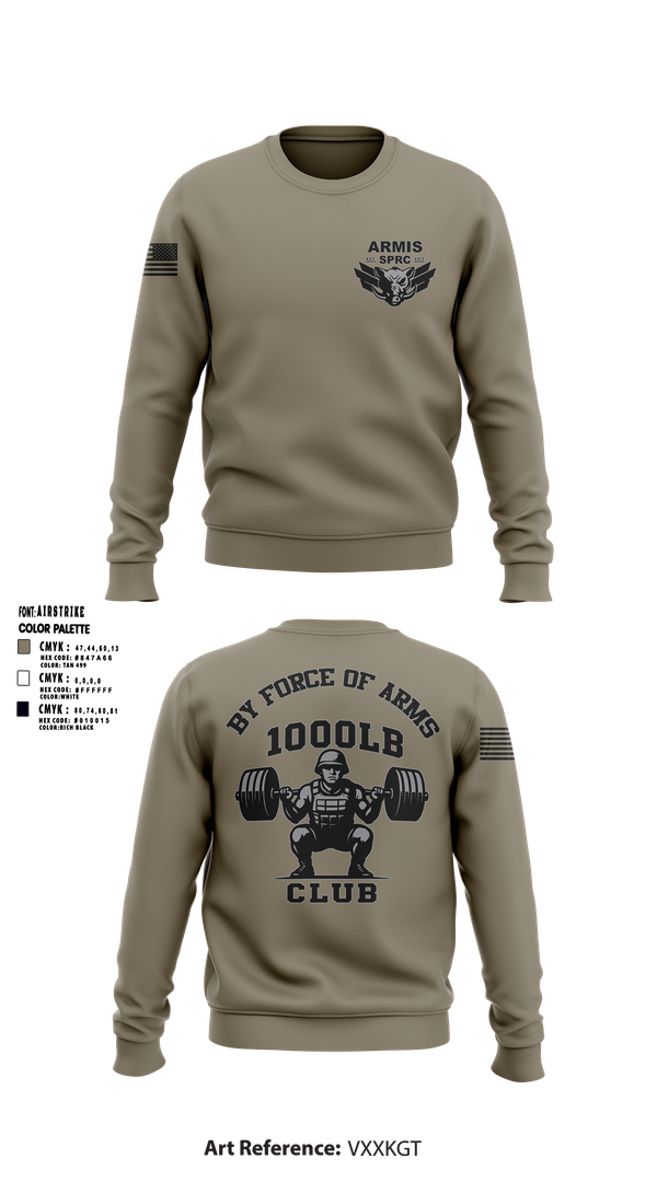 Crew Neck Sweatshirt, Armis SPRC, , Teamtime, Team time, sublimation, custom sports apparel, team uniforms, spirit wear, spiritwear, sports uniforms, custom shirts, team store, custom team store, fundraiser sports, apparel fundraiser