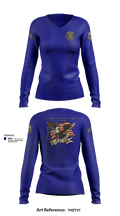 Philadelphia Police 64135919 Women's Long Sleeve V-neck Shirt - 102