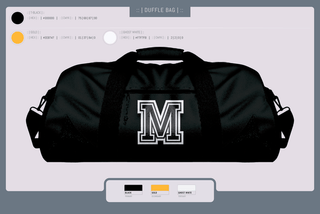 Duffle Bag, Marceline Tigers, , Teamtime, Team time, sublimation, custom sports apparel, team uniforms, spirit wear, spiritwear, sports uniforms, custom shirts, team store, custom team store, fundraiser sports, apparel fundraiser