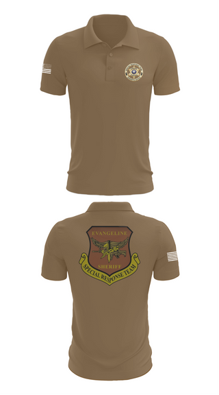 Short Sleeve Performance Polo, Evangeline Parish Sheriffs Office S.R.T, Police, Teamtime, Team time, sublimation, custom sports apparel, team uniforms, spirit wear, spiritwear, sports uniforms, custom shirts, team store, custom team store, fundraiser sports, apparel fundraiser