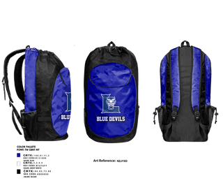 Gear Bag, Blue devils, , Teamtime, Team time, sublimation, custom sports apparel, team uniforms, spirit wear, spiritwear, sports uniforms, custom shirts, team store, custom team store, fundraiser sports, apparel fundraiser