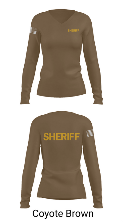 Dorchester County Sheriffs office 81126244 Women's Long Sleeve V-neck Shirt - 16