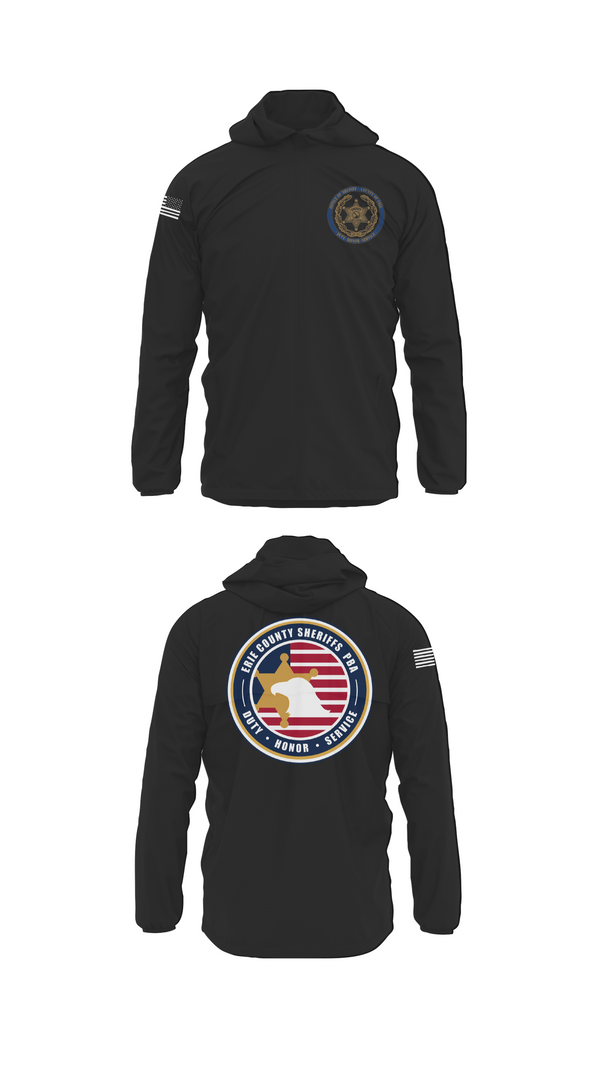 Windbreaker, Erie County Sheriff's Office PBA, Police, Teamtime, Team time, sublimation, custom sports apparel, team uniforms, spirit wear, spiritwear, sports uniforms, custom shirts, team store, custom team store, fundraiser sports, apparel fundraiser