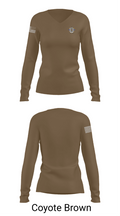 ERT 82561837 Women's Long Sleeve V-neck Shirt - 16